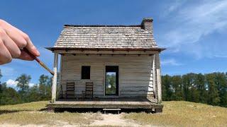 Build an ULTRA-REALISTIC Old Cabin DIORAMA - Miniature Model Scenery