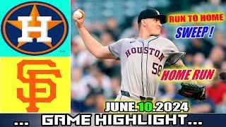 Houston Astros Vs. San Francisco Giants [TODAY]  GAME HIGHLIGHTS | MLB Season 2024