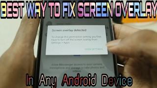 DISABLE SCREEN OVERLAY IN ANY ANDROID DEVICE