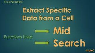 Extract Data From Column Using Mid & Search Function (1)