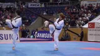 3rd WTF World Taekwondo Poomsae Championships 2008 1st Pair Q.Final Czech Republic 2