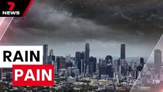 Intense rain in Queensland sparks flood watch | 7NEWS