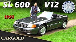 Mercedes SL 600 (R129), 1993, erst 20.020 km! Kommender Klassiker mit 6-Liter V12 und knapp 400 PS!