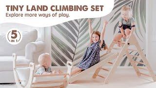 Tiny Land® 5-in-1 Montessori Climbing Set