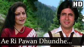 A Ri Pawan Dhunde Kise Tera Mann - Rakhee - Amitabh - Vinod Mehra - Bemisal Movie Songs - Lata Hits