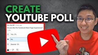 How to Create a Poll on YouTube [Updated Tutorial]