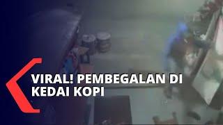 Viral! Detik-Detik Pembegalan Karyawan di Kedai Kopi