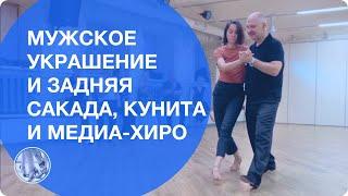 Мужское украшение и задняя сакада, кунита и медиа-хиро