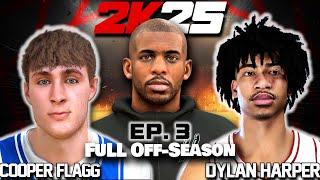 The 2025 NBA Draft is LOADED! +FREE AGENCY | NBA 2k25 Realistic MyNBA Wildcats EP. 3