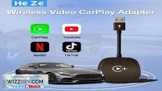 Wireless Video Carplay Adapter with Netflix/YouTube/ TikTok for OEM Wireless CarPlay Cars Review