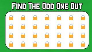 Find The ODD One Out || Spot The Difference (Emoji Quiz) ️