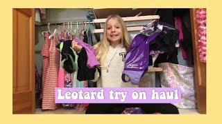 leotard/shorts try-on haul 