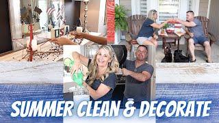 SUMMER CLEAN AND DECORATE WITH ME 2021 | *PLUS* COOKING WITH JASON