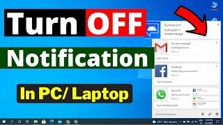 How To Disable All  App Notifications In Windows 10 |PC/Laptop Me Notification Off Kaise Kare