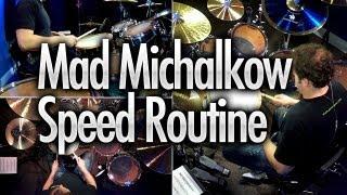 Mad Michalkow Speed Routine - Drum Lessons