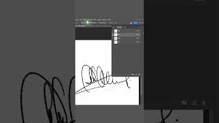 signature create on photoshop