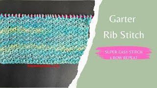 Garter Rib Stitch