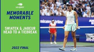 Women's Singles Final Tiebreak | Swiatek vs. Jabeur | 2022 US Open