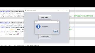 Java Dialog Boxes