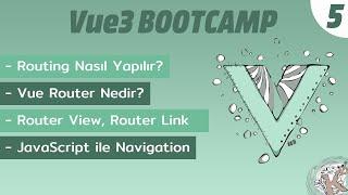 #Vue3 Bootcamp #5 | Vue3 ile Routing Yapımı | Vue-Router Kullanımı