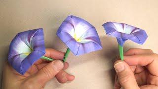 CREATE Your Own Stunning Morning Glory Flowers with Origami!