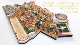 ANCIENT ROME | Historical Diorama & Reconstruction | 100K LEGO BRICKS | SPQR - Phase I