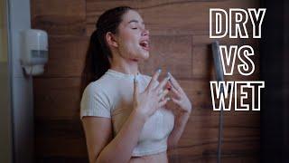 Dry vs Wet Challenge: See through Try on Haul with Laurel Jeune [4K]