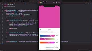 SwiftUI 2.0 : easy way on how  to Create a  costum  ColorPicker in Xcode 12