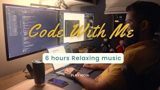 Code And Study With Me - 6 HOURS - Quiet / Lofi music - 45/15 Pomodoro - 4K