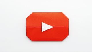 ORIGAMI YOUTUBE PLAY BUTTON (Jo Nakashima)