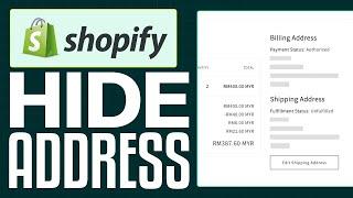 How To Hide Address On Shopify (2024) EASY Tutorial