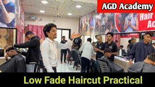 AGD Academy | ￼ low fade training | mid fade haircut training ￼| salon Academy ￼