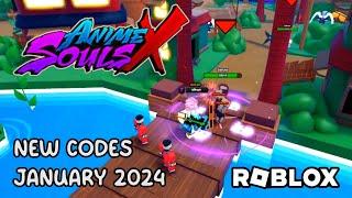 Roblox Anime Souls Simulator X -New Codes January 2024