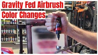 Gravity Fed Airbrush Color Changes
