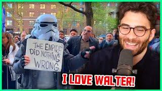 HogWatch at Columbia University | Hasanabi Reacts to Walter Masterson