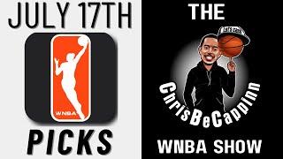 July 16th | WNBA Bets | Free Picks + Predictions | ChrisBeCappinn Show