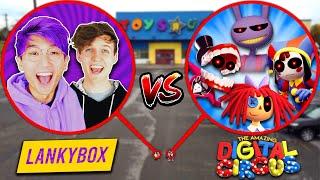 Drone Catches LANKYBOX VS THE AMAZING DIGITAL CIRCUS IN REAL LIFE!! *SAVE LANKYBOX*