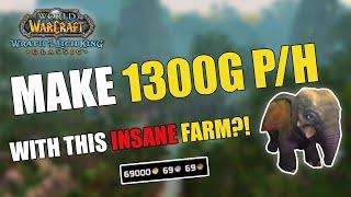1300g PER HOUR GOLD FARM in WOTLK Classic - INSANE GOLD!