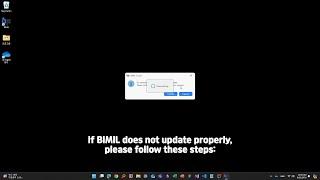 How to fix update error for BIMIL 1.0.6.0