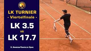  LK Turnier | Viertelfinale | Nicolas (LK 3.5) vs. Tobias (LK 17.7)  | NTRP 4.0 | Amateur Tennis