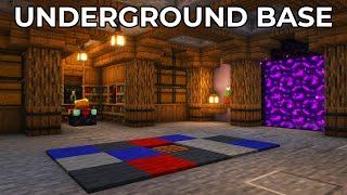 Minecraft: EASY Underground Survival Base [Tutorial]