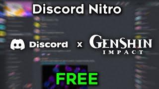 How To Get DISCORD NITRO For Free | Genshin Impact X Discord