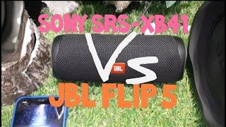 SONY SRS-XB41 Vs JBL Flip 5 | Bass Sound Test