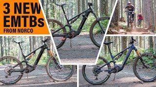 New 2022 Norco VLT eMTB Line. We ride the new Norco Range VLT, Sight VLT and Fluid VLT eBikes.