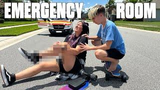 FUNHOUSE MOM RUSHED TO THE EMERGENCY ROOM..