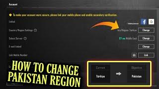 How To Change Pakistan Region In Pubg Mobile