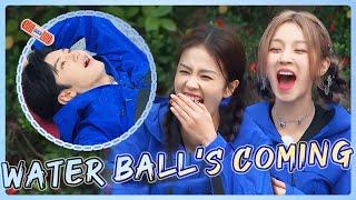 Bai Lu and YUQI are so good at throwing water balls! But…poor Chen Zheyuan