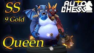 Dota Auto Chess  Queen 9 golds SS Pog