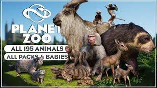 ALL 195 Planet Zoo Animals and Babies REVEALED!