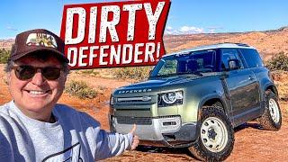 I’m Sincerely Surprised By The Land Rover Defender When I Take It Off-Road in Moab!